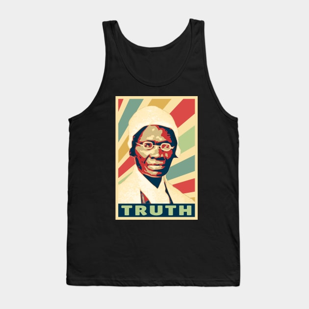 Sojourner Truth Vintage Colors Tank Top by Nerd_art